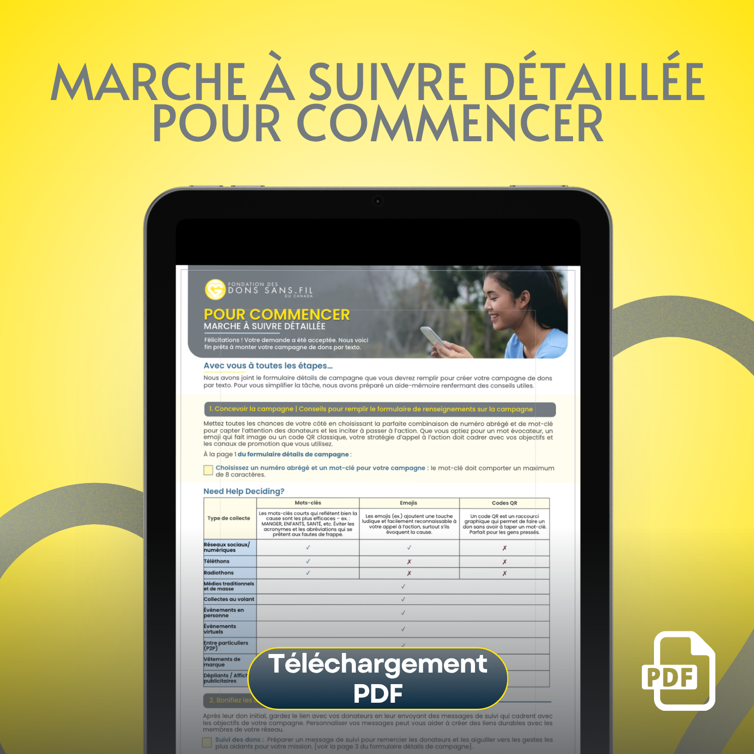 Marche à suivre détaillée pour commencer