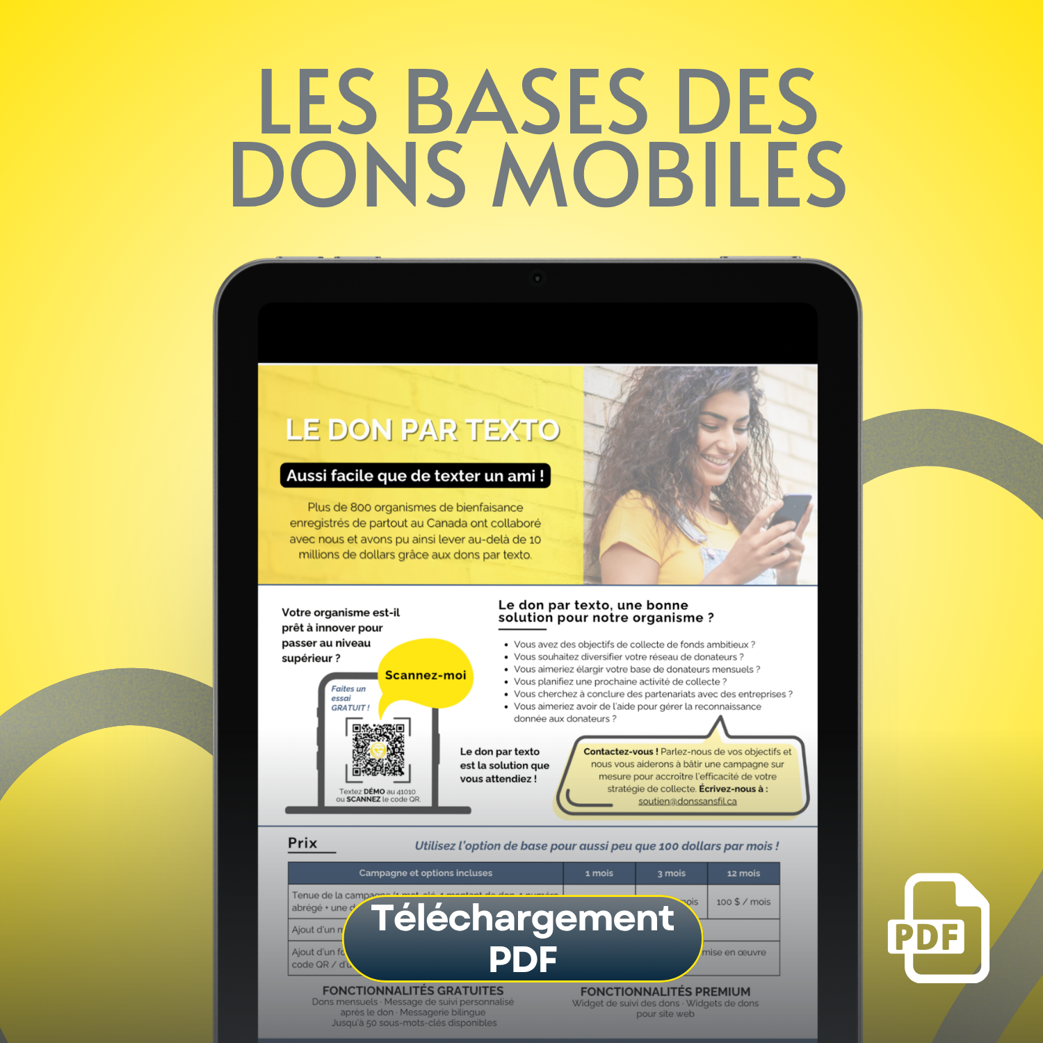 Les bases des dons mobiles