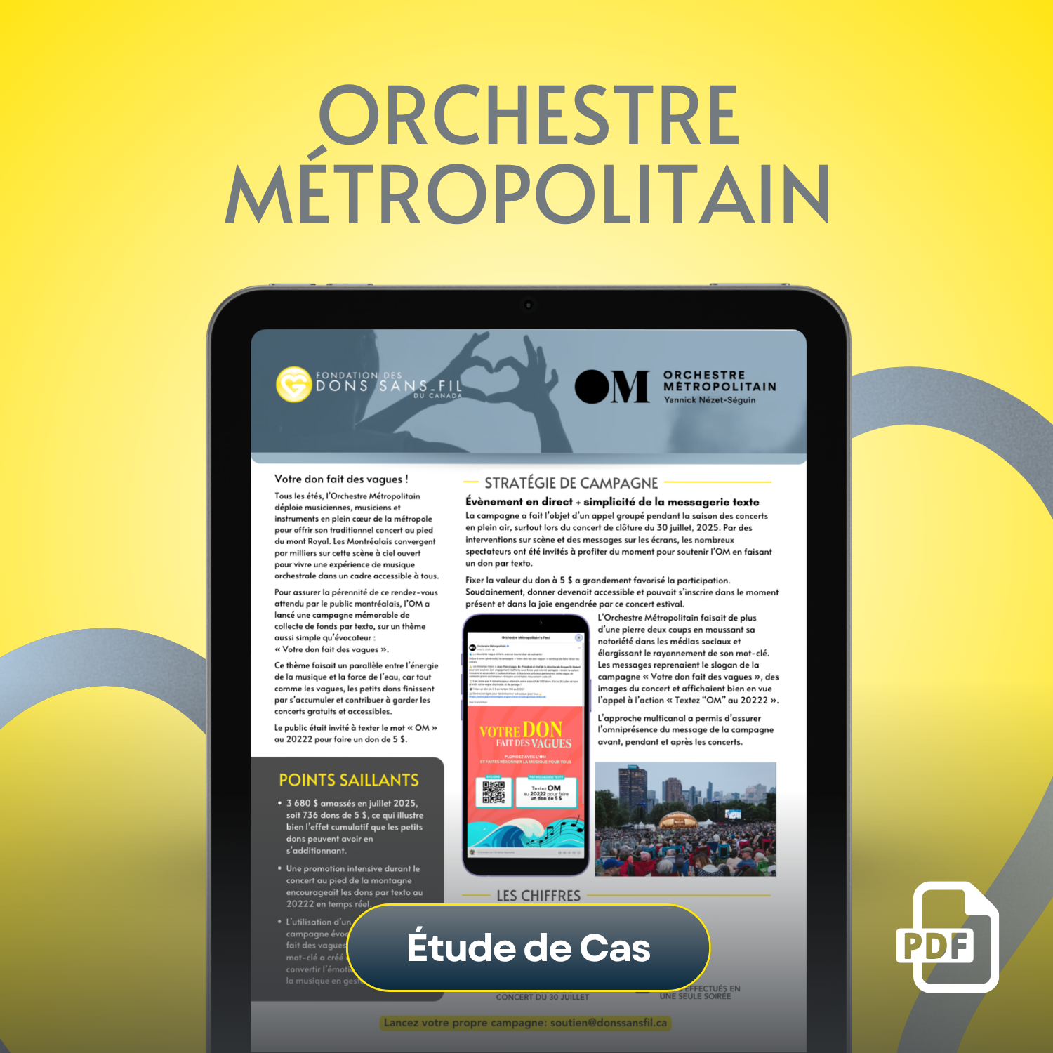 Orchestre Métropolitain Étude de cas