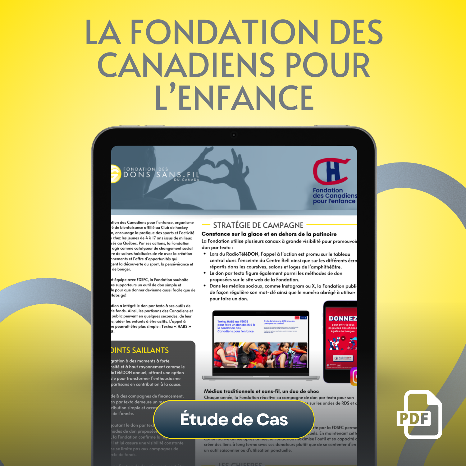 La Fondation des Canadiens pour l’enfance Étude de cas